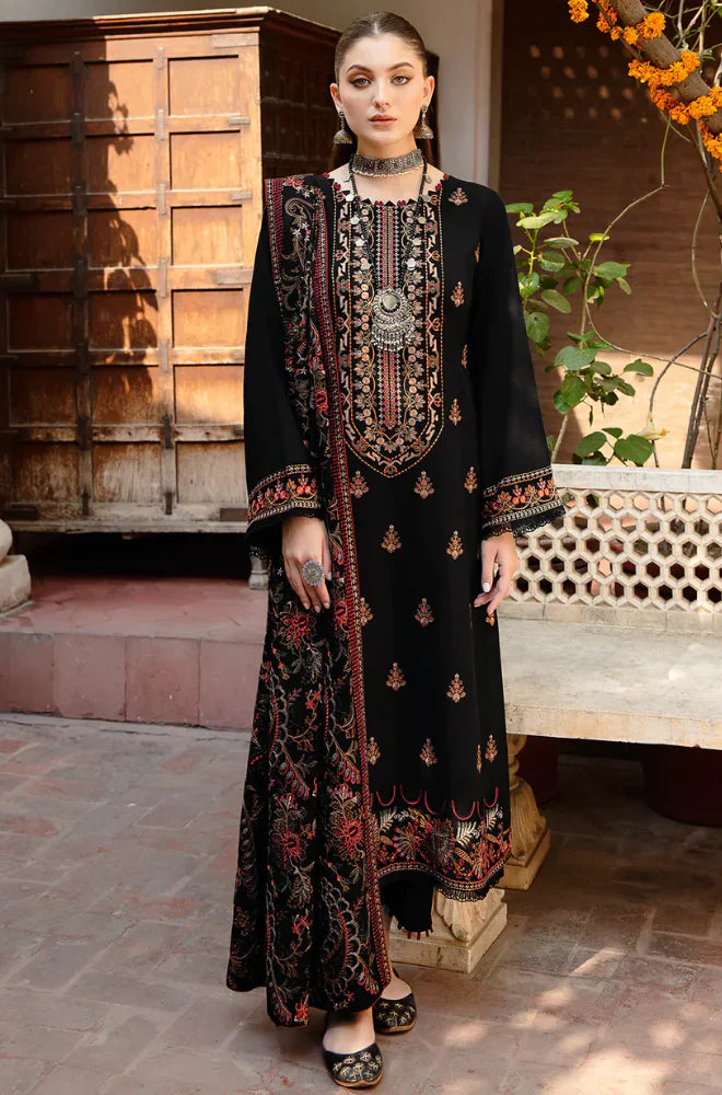 Ramsha - Winter 3PC Dhanak Embroidered Suit