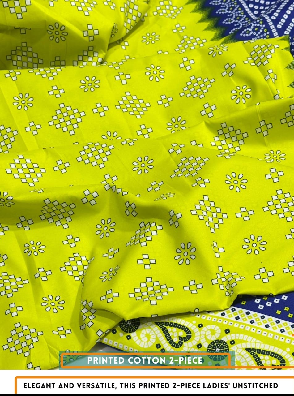 2-PC ALLOVER PRINTED MID SEASON POLO COTTON