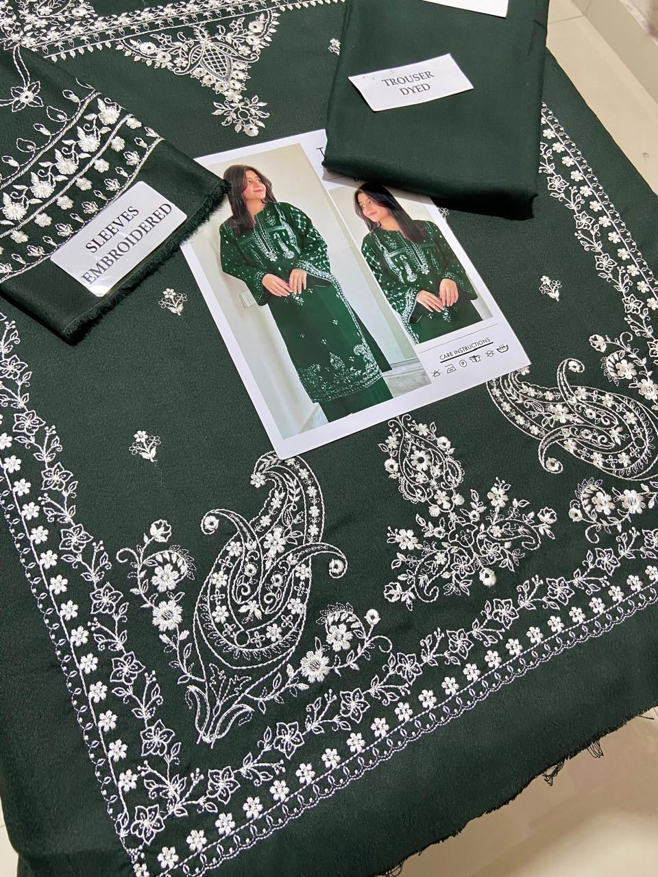 Dhanak 2pc Unstitched Embroidered