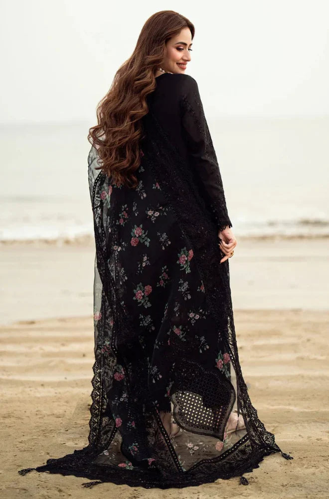 Nureh 3PC Lawn ChickenKari Embroidered