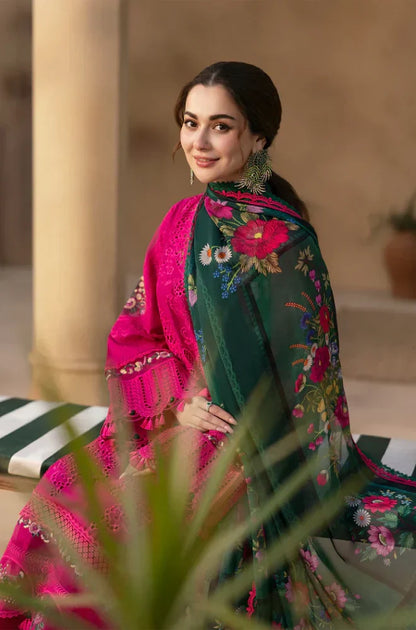 Summer 3PC Chikenkari Lawn Embroidered Suit