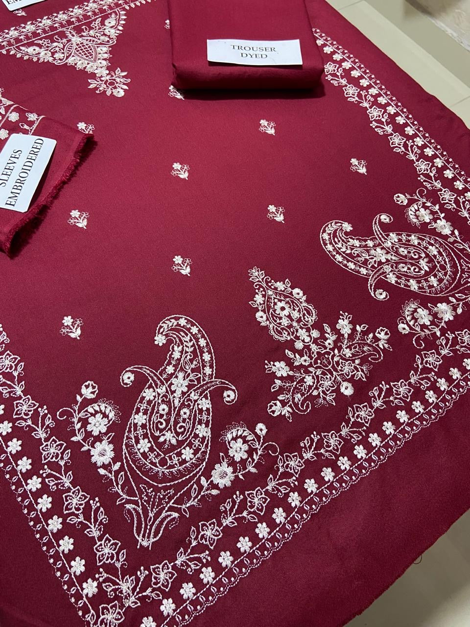 Dhanak 2pc Unstitched Embroidered