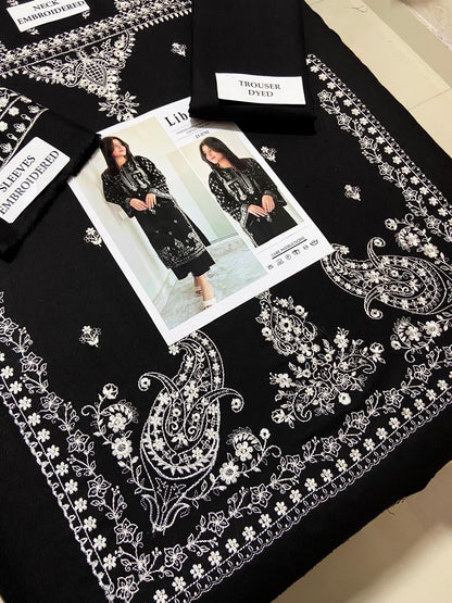 Dhanak 2pc Unstitched Embroidered