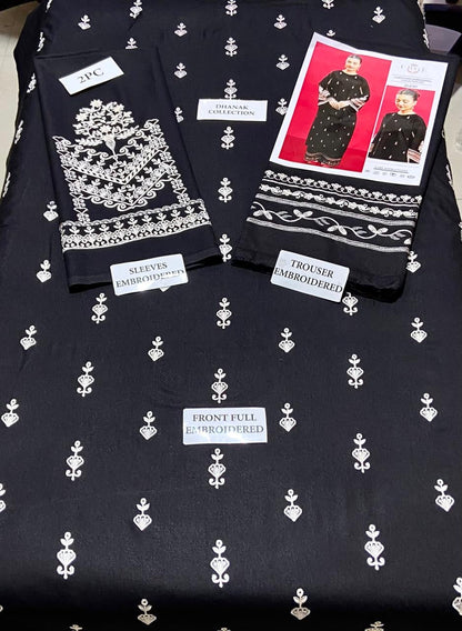 Dhanak 2pc Unstitched Embroidered