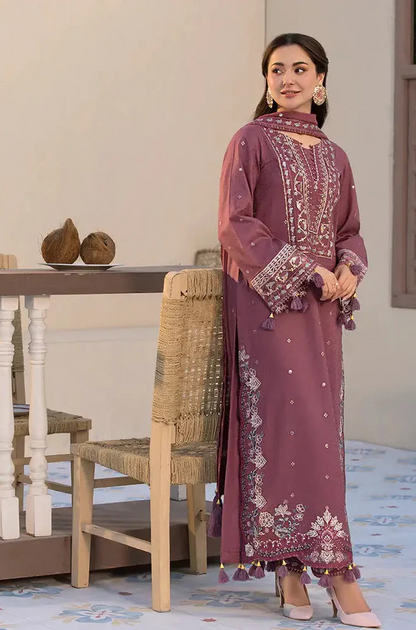 Jade Winter 3PC Dhanak Embroidered Suit