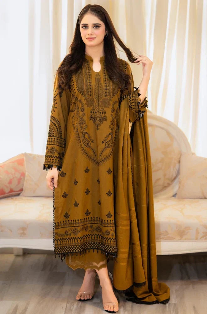 Winter 3PC Lawn Embroidered Suit - LIBASS