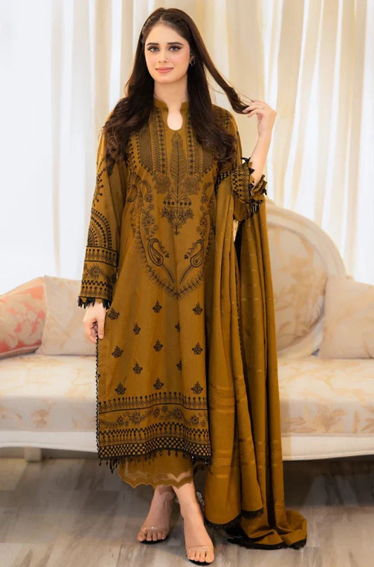 Winter 3PC Lawn Embroidered Suit - LIBASS