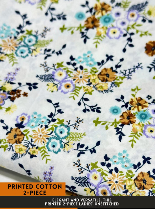 2-PC ALLOVER PRINTED MID SEASON POLO COTTON