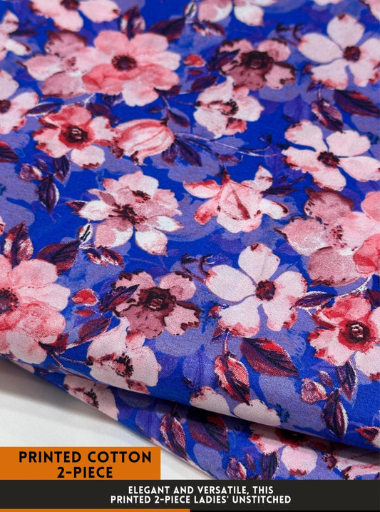 2-PC ALLOVER PRINTED MID SEASON POLO COTTON