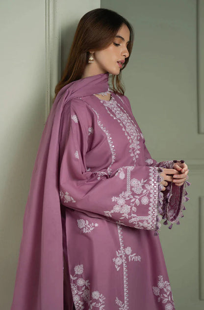 Cross Stitch Winter 3PC Dhanak Embroidered Suit