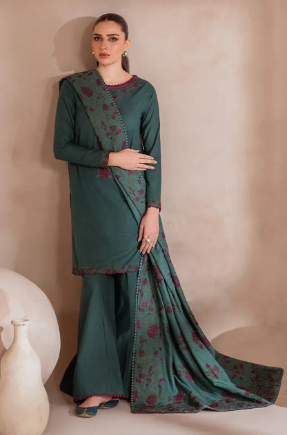 IZNIK - Winter 3PC Dhanak Embroidered Suit