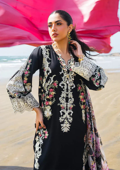 Elaf Luxury Embroidered Lawn 3Pc Suit with Printed Dupata